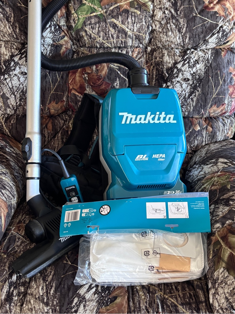 Makita Cordless Backpack Vacuum